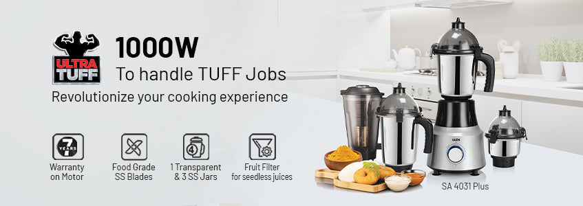 Revolutionize your cooking experience with Glen Ultra Tuff 1000W Mixer Grinder