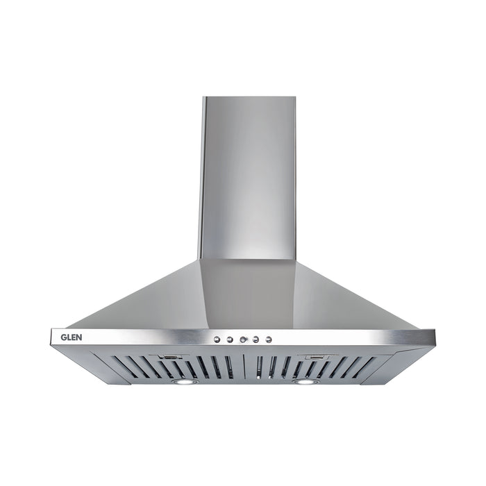 Electric Kitchen Chimney, Pyramid Shape Baffle filters 60cm 1000 m3/h -Silver (6075)